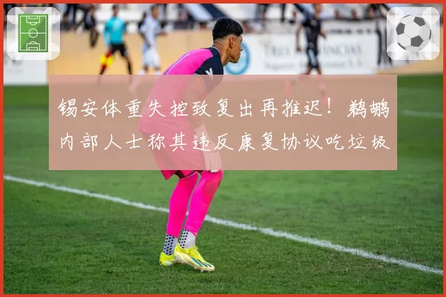 锡安体重失控致复出再推迟！鹈鹕内部人士称其违反康复协议吃垃圾食品